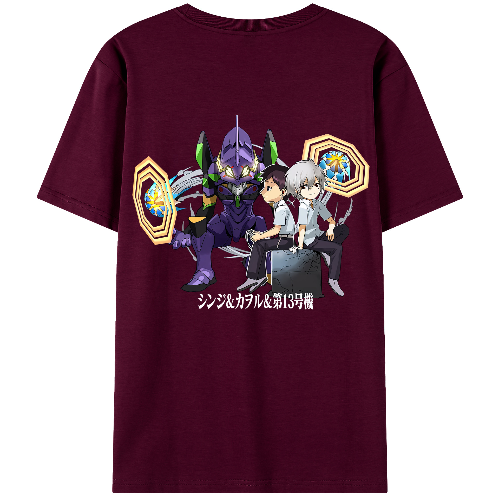 （画像用） EVA 新世紀エヴァンゲリオン レディース半袖Tシャツ(バックプリント)